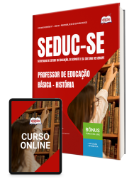 Capa Apostila SEDUC-SE 2026 - Professor de Educação Básica – História