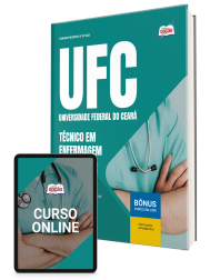 Capa Apostila UFC 2026 - Técnico em Enfermagem