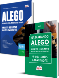 Capa Combo ALEGO 2026 - Analista Legislativo - Analista Administrativo