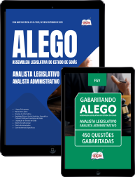 Capa Combo ALEGO 2026 - Analista Legislativo - Analista Administrativo