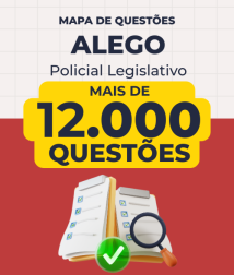 Capa Mapa de Questões Online - ALEGO - Policial Legislativo - 12 Mil Questões