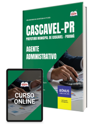 Capa Apostila Prefeitura de Cascavel - PR - Agente Administrativo
