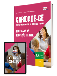 Capa Apostila Prefeitura de Caridade-CE 2026 - Professor de Educação Infantil