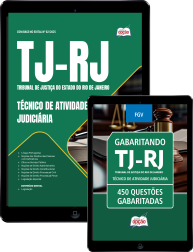 Capa Combo TJ-RJ 2026 - Técnico de Atividade Judiciária