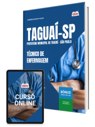 Capa Apostila Prefeitura de Taguaí-SP 2025 - Técnico de Enfermagem