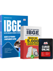 Capa Apostila IBGE 2026 - Agente de Pesquisas e Mapeamento (APM)