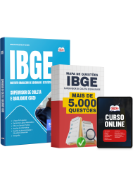 Capa Apostila IBGE 2026 - Supervisor de Coleta e Qualidade (SCQ)