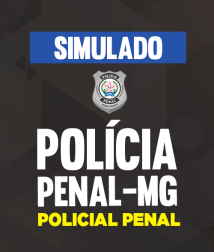 Capa Simulado Polícia Penal - MG - Policial Penal