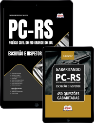 Capa Combo PC-RS 2025 - Escrivão e Inspetor
