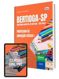 Capa Apostila Prefeitura de Bertioga - SP 2026 - Professor de Educação Básica I