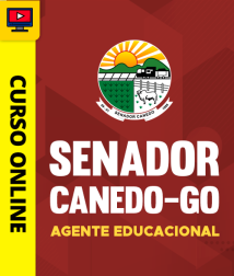 Capa Curso Prefeitura de Senador Canedo-GO - Agente Educacional