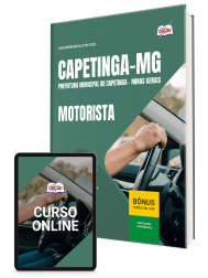 Capa Apostila Prefeitura de Capetinga - MG 2026 - Motorista