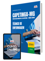 Capa Apostila Prefeitura de Capetinga - MG 2026 - Técnico de Enfermagem
