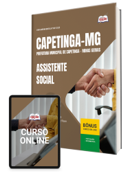 Capa Apostila Prefeitura de Capetinga - MG 2026 - Assistente Social
