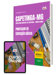 Capa Apostila Prefeitura de Capetinga - MG 2026 - Professor de Educação Básica