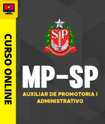 Capa Curso MP-SP - Auxiliar de Promotoria I - Administrativo