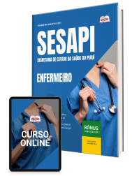 Capa Apostila Secretaria de Estado da Saúde do Piauí 2026 - Enfermeiro