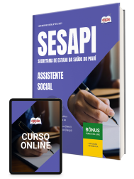 Capa Apostila Secretaria de Estado da Saúde do Piauí 2026 - Assistente Social