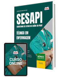 Capa Apostila Secretaria de Estado da Saúde do Piauí 2026 - Técnico em Enfermagem