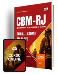 Capa Apostila CBM-RJ 2026 - Oficial - Cadete BM 1º CFO