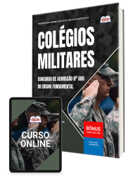 Capa Apostila Colégio Militar 2026 - Concurso de Admissão 6º ano do Ensino Fundamental