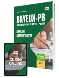 Capa Apostila Câmara de Bayeux-PB 2026 - Auxiliar Administrativo