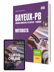 Capa Apostila Câmara de Bayeux-PB 2026 - Motorista