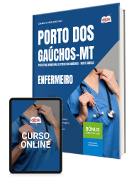 Capa Apostila Prefeitura de Porto dos Gaúchos-MT 2026 - Enfermeiro