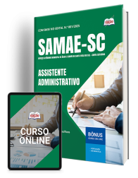 Capa Apostila SAMAE de Santa Rosa do Sul-SC 2026 - Assistente Administrativo
