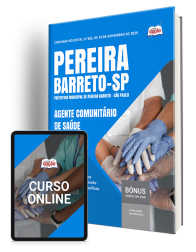 Capa Apostila Prefeitura de Pereira Barreto - SP 2026 - Agente Comunitário de Saúde