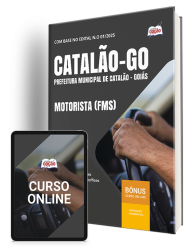 Capa Apostila SMS Catalão-GO 2026 - Motorista FMS