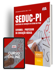 Capa Apostila SEDUC-PI 2026 - Professor da Educação Básica - Espanhol