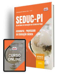 Capa Apostila SEDUC-PI 2026 - Professor da Educação Básica - Geografia