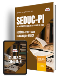 Capa Apostila SEDUC-PI 2026 - Professor da Educação Básica - História