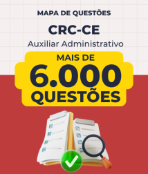Capa Mapa de Questões Online - CRC-CE - Auxiliar Administrativo - 6 Mil Questões