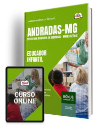 Capa Apostila Prefeitura de Andradas-MG 2026 - Educador Infantil