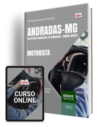 Capa Apostila Prefeitura de Andradas-MG 2026 - Motorista