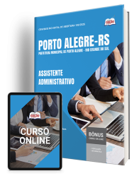 Capa Apostila Prefeitura de Porto Alegre - RS 2026 - Assistente Administrativo