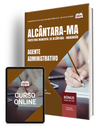 Capa Apostila Prefeitura de Alcântara-MA 2026 - Agente Administrativo