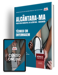 Capa Apostila Prefeitura de Alcântara-MA 2026 - Técnico de Enfermagem
