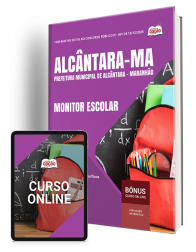 Capa Apostila Prefeitura de Alcântara-MA 2026 - Monitor Escolar