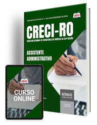 Capa Apostila CRECI-RO 2026 - Assistente Administrativo