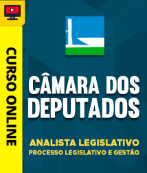 Capa Curso Câmara dos Deputados - Analista Legislativo - Processo Legislativo e Gestão