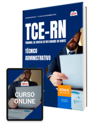 Capa Apostila TCE-RN 2026 - Técnico Administrativo