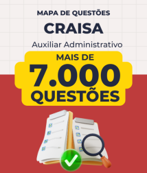 Capa Mapa de Questões Online - CRAISA - Auxiliar Administrativo - 7 Mil Questões