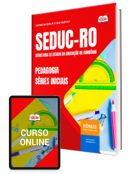 Capa Apostila SEDUC-RO 2026 - Pedagogia Séries Iniciais