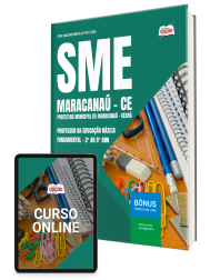 Capa Apostila Prefeitura de Maracanaú - CE 2026 - Professor da Educação Básica - Fundamental – 3° ao 5° Ano