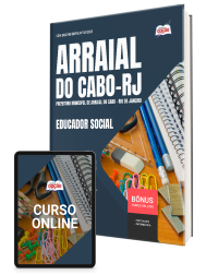 Capa Apostila Prefeitura de Arraial do Cabo - RJ 2026 - Educador Social