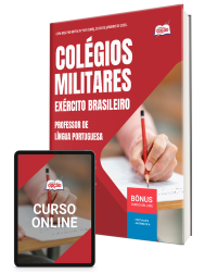 Capa Apostila Colégio Militar 2026 - Professor de Língua Portuguesa