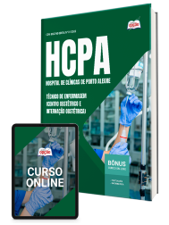 Capa Apostila HCPA 2026 - Técnico de Enfermagem (Centro Obstétrico e Internação Obstétrica)